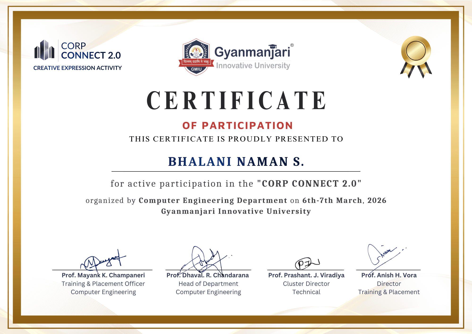 Certificate of Achievement