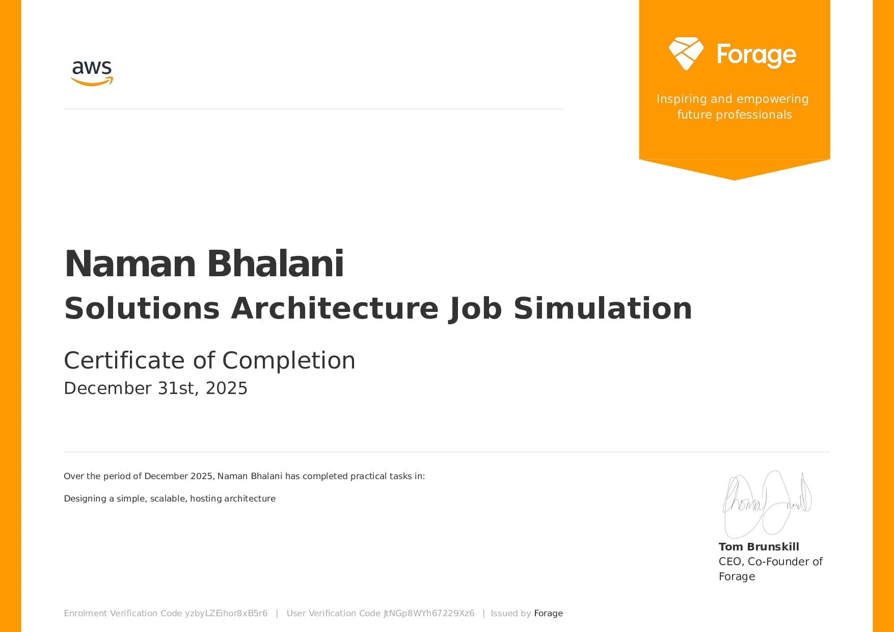 AWS Job Simulation